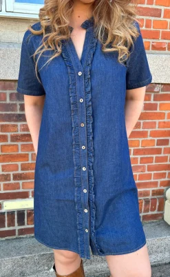 Say INA Copenhagen Kjole - Sophie - Denim Blue