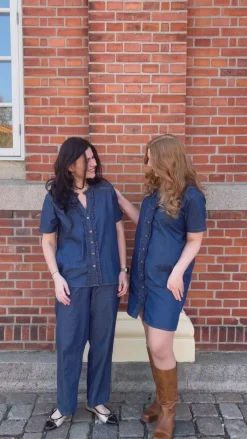 Say INA Copenhagen Kjole - Sophie - Denim Blue