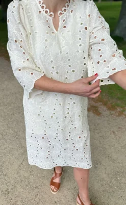 Say INA Copenhagen Kjole - Milla - Off White Lace