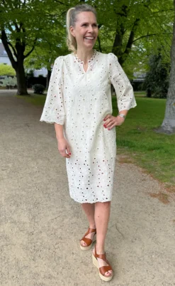 Say INA Copenhagen Kjole - Milla - Off White Lace
