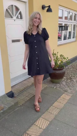 Say INA Copenhagen Kjole - Fia - Black