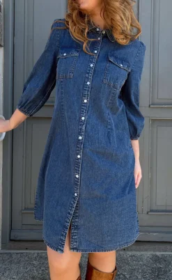 Say INA Copenhagen Kjole - Detina - Stormy Blue