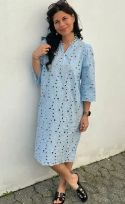 Say INA Copenhagen Kjole - Milla - Blue Lace