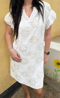 Say INA Copenhagen Kjole - Emma - Flower Embroidery