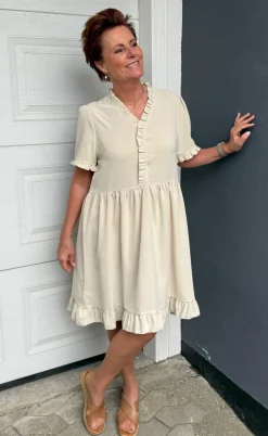Say INA Copenhagen Kjole - Catja Summer - Beige