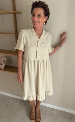 Say INA Copenhagen Kjole - Catja Summer - Beige