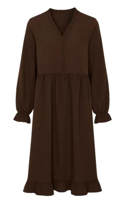 Say INA Copenhagen Kjole - Catja - Dark Brown