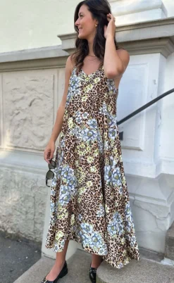 Say INA Copenhagen Kjole - Klara - Leopard Flower