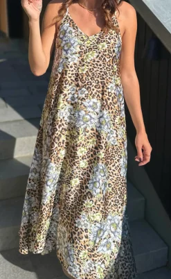 Say INA Copenhagen Kjole - Klara - Leopard Flower