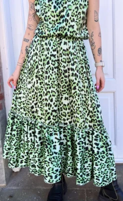 Say INA Copenhagen Nederdel - Hanna - Green Leo