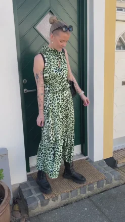 Say INA Copenhagen Nederdel - Hanna - Green Leo