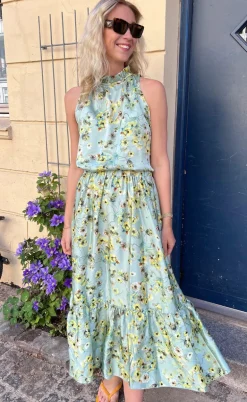 Say INA Copenhagen Nederdel - Hanna - Green Summer