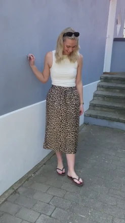 Say INA Copenhagen Nederdel - Patricia - Shiny Leopard