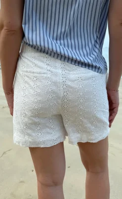 Say INA Copenhagen Shorts - Catja - White Broderie Anglaise