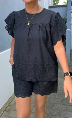 Say INA Copenhagen Shorts - Line - Black