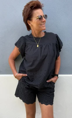 Say INA Copenhagen Shorts - Line - Black