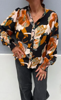 Say INA Copenhagen Skjorte - Augusta - Mixed Big Flower