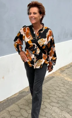 Say INA Copenhagen Skjorte - Augusta - Mixed Big Flower