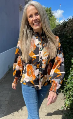 Say INA Copenhagen Skjorte - Augusta - Mixed Big Flower