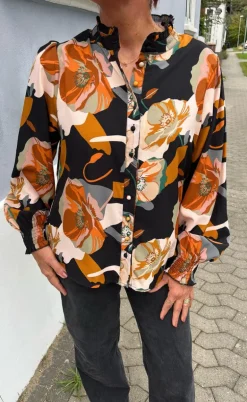 Say INA Copenhagen Skjorte - Augusta - Mixed Big Flower