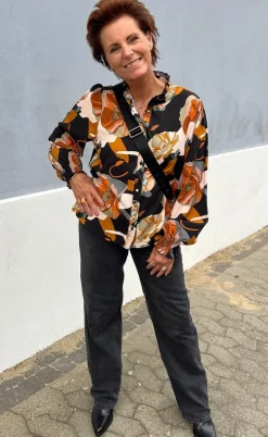 Say INA Copenhagen Skjorte - Augusta - Mixed Big Flower