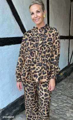 Say INA Copenhagen Skjorte - Evie - Leopard