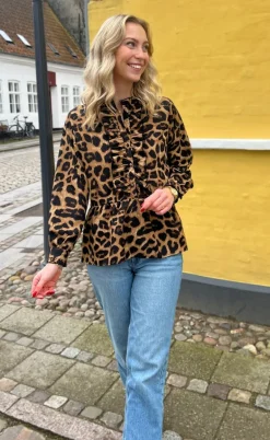 Say INA Copenhagen Skjorte - Evie - Leopard