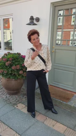 Say INA Copenhagen Skjorte - Kesha - Beige / Brown Dots