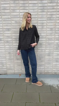 Say INA Copenhagen Skjorte - Kia - Black