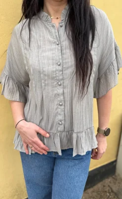 Say INA Copenhagen Skjorte - Michela - Greyish