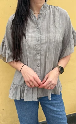 Say INA Copenhagen Skjorte - Michela - Greyish