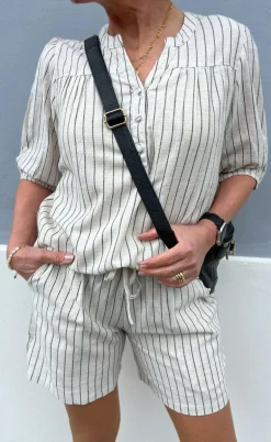 Say INA Copenhagen Top - Alba - Off White