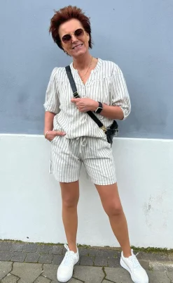 Say INA Copenhagen Top - Alba - Off White