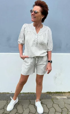 Say INA Copenhagen Top - Alba - Off White