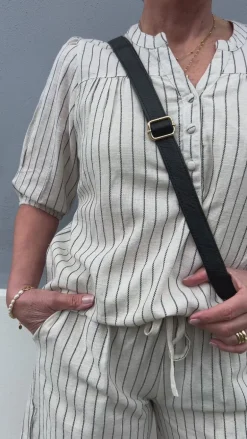 Say INA Copenhagen Top - Alba - Off White