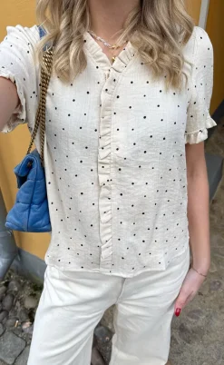 Say INA Copenhagen Top - Catja - Black Dots