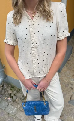 Say INA Copenhagen Top - Catja - Black Dots