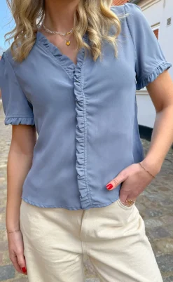 Say INA Copenhagen Top - Catja - Blue