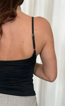 Say INA Copenhagen Top - Elena - Black