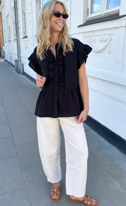 Say INA Copenhagen Top - Freya - Black