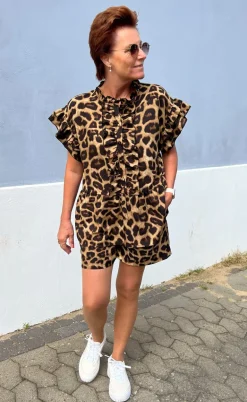 Say INA Copenhagen Top - Freya - Leopard