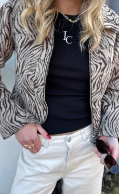 Say INA Copenhagen Top - Lea Logo - Black