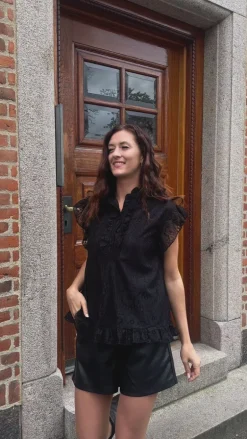 Say INA Copenhagen Top - Pia Lace - Creme