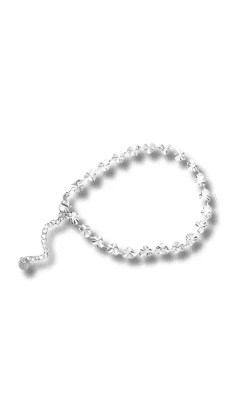 Smykkeli Copenhagen Ankelkæde - Palma - Silver Colour