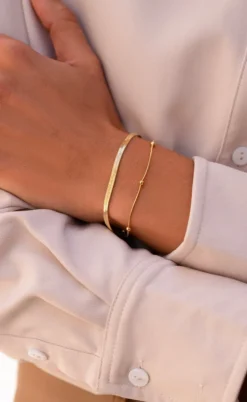 Smykkeli Copenhagen Armbånd - Barcelona - Gold Colour
