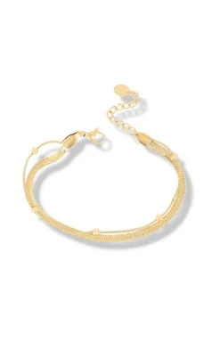 Smykkeli Copenhagen Armbånd - Barcelona - Gold Colour