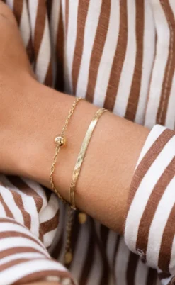 Smykkeli Copenhagen Armbånd - Chicago - Gold Colour