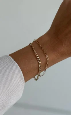 Smykkeli Copenhagen Armbånd - Santiago - Gold Colour