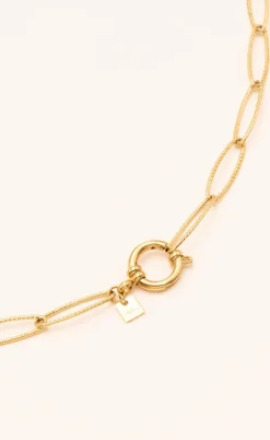 Smykkeli Copenhagen Halskæde - Cologne - Gold Colour