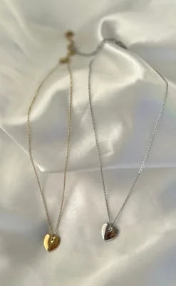 Smykkeli Copenhagen Halskæde - Houston Heart - Gold Colour